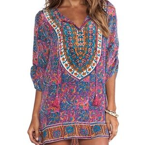 Tolani colorful mini dress
